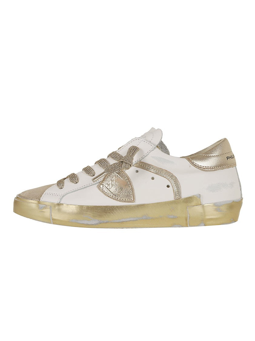 Philippe Model Vintage-Inspired Low-Top Sneakers With Artisanal Details