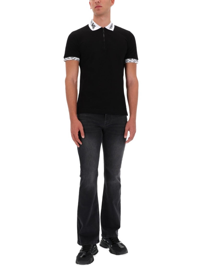 Versace Jeans Couture Washed Black Slim Jeans