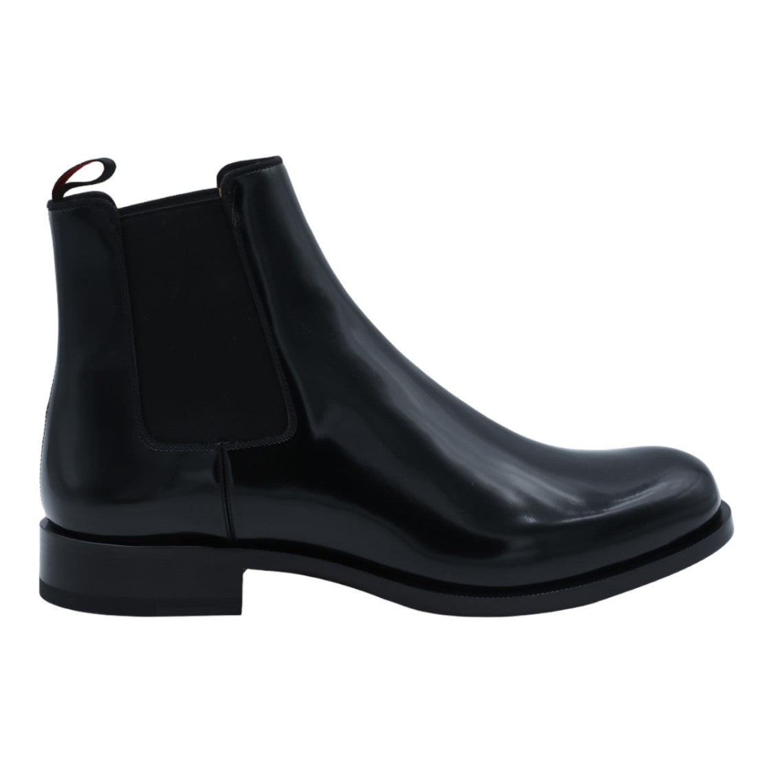 Christian Louboutin Glossy Black Slip-On Boots