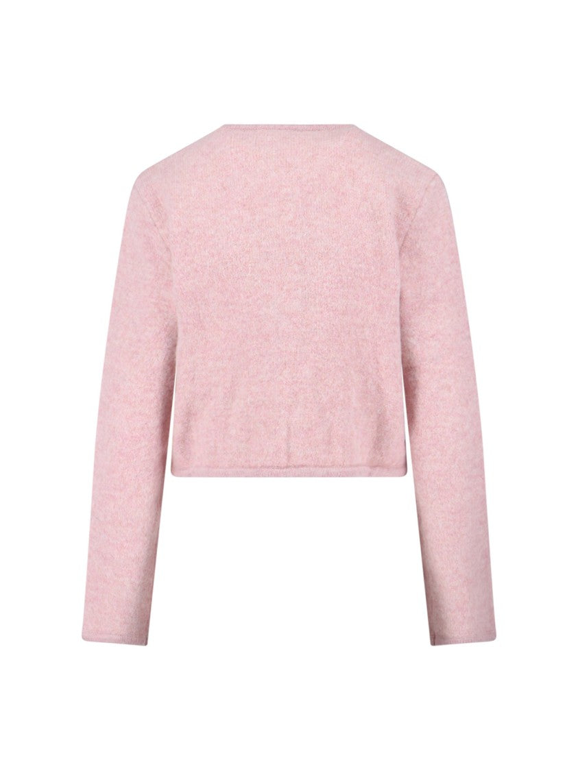 Dunst Alpaca-Blend Cardigan – Pink