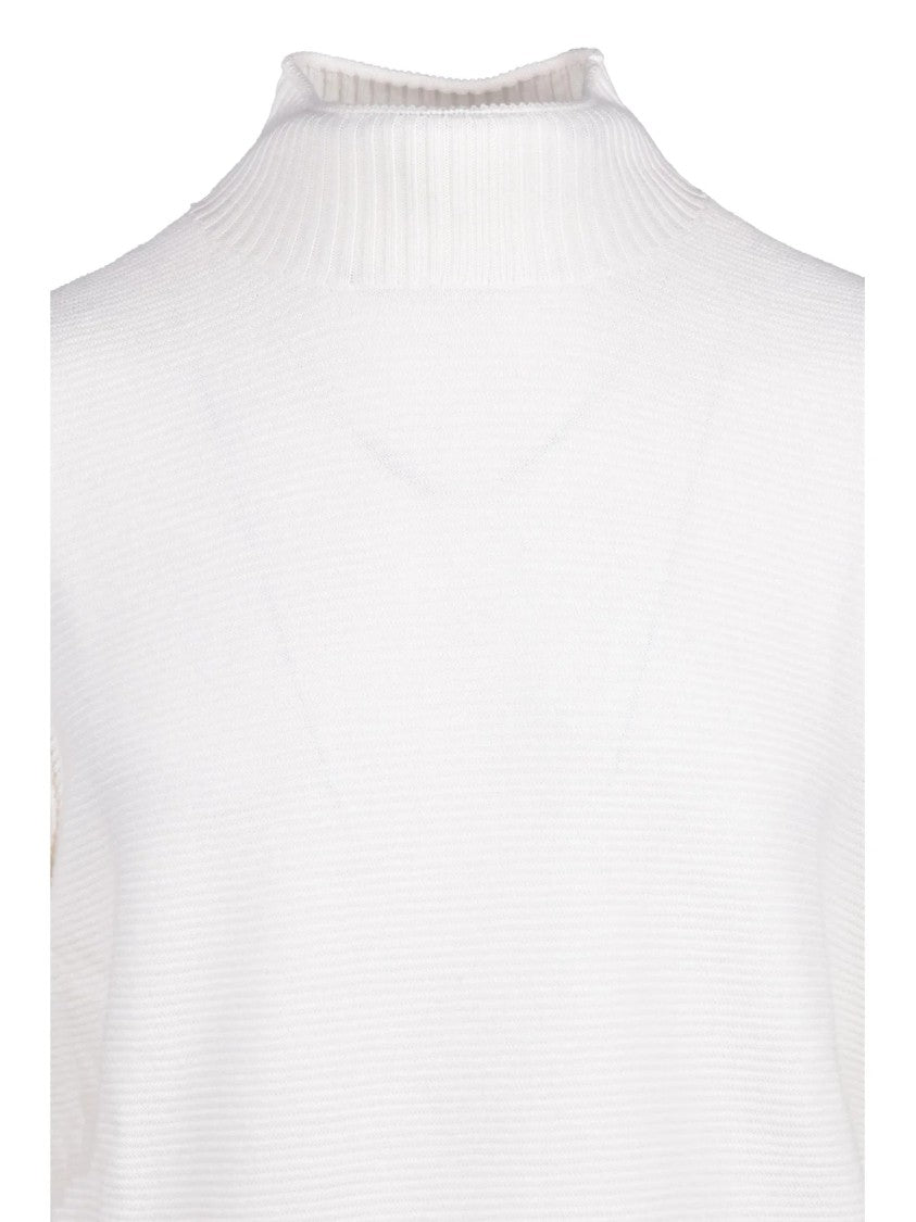 Kangra Mock Neck Pullover With Volcano Collar
