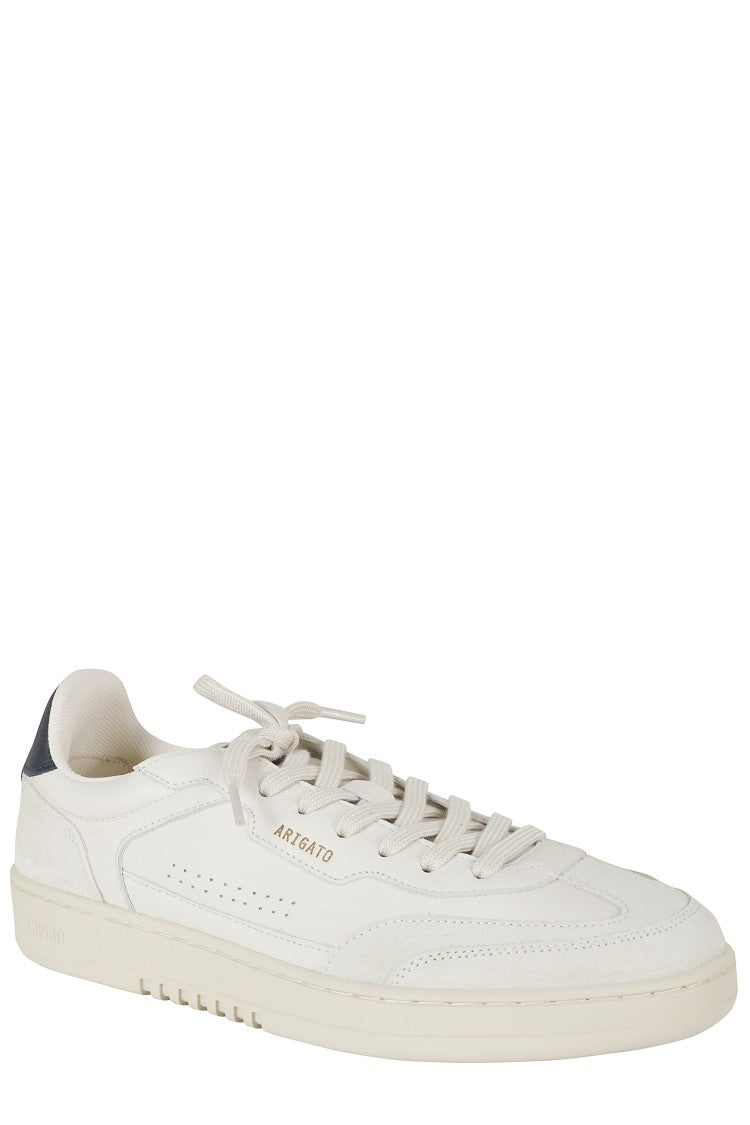 Axel Arigato Dice T Toe Cream Blue Leather Suede Sneakers