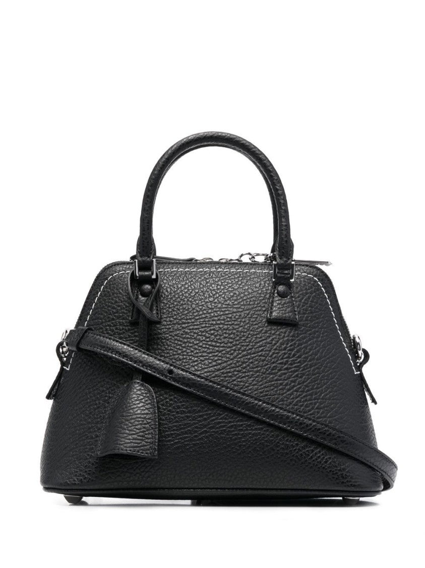 Maison Margiela Black Mini 5Ac Classique Handbag
