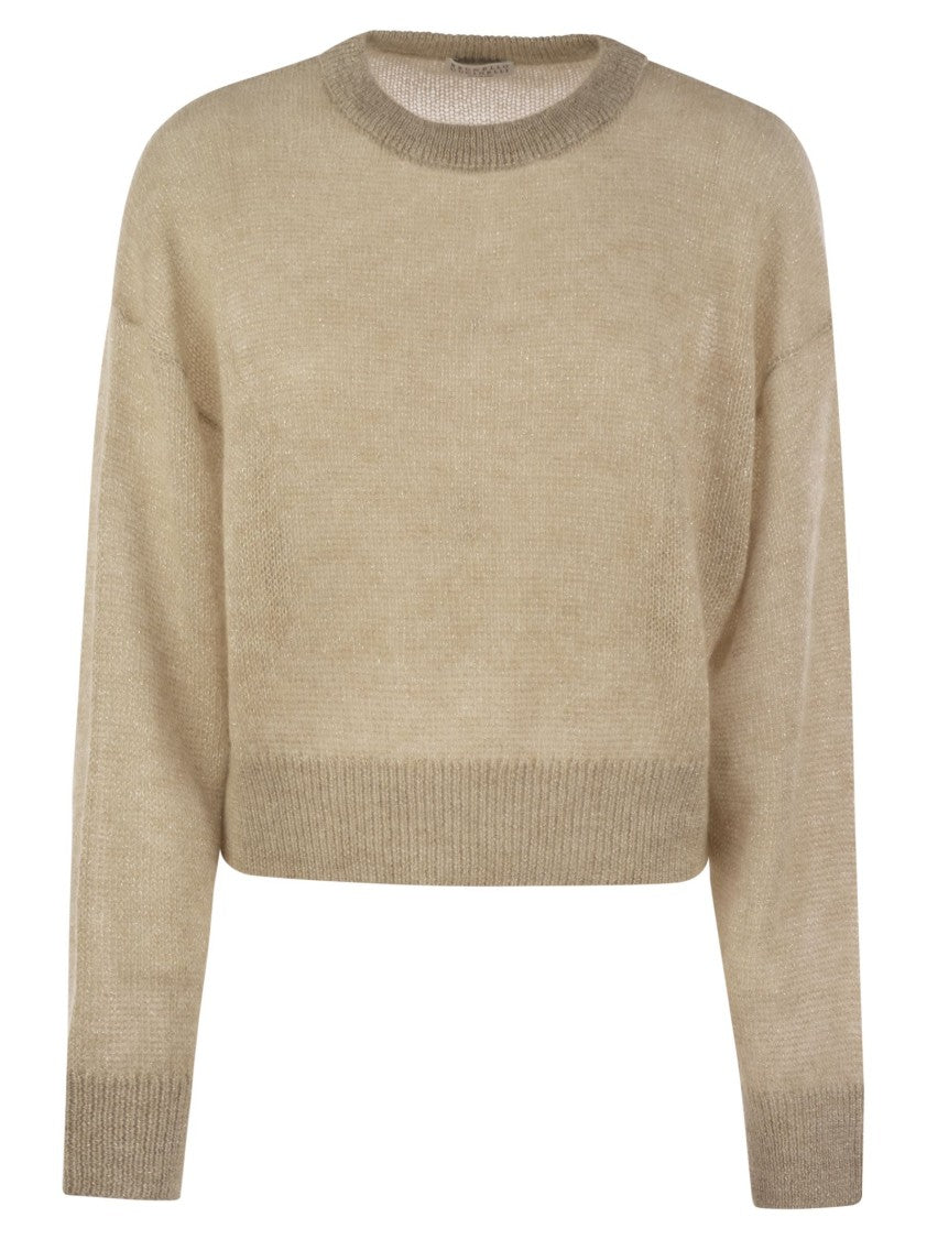 Brunello Cucinelli English Rib Sweater With Monili