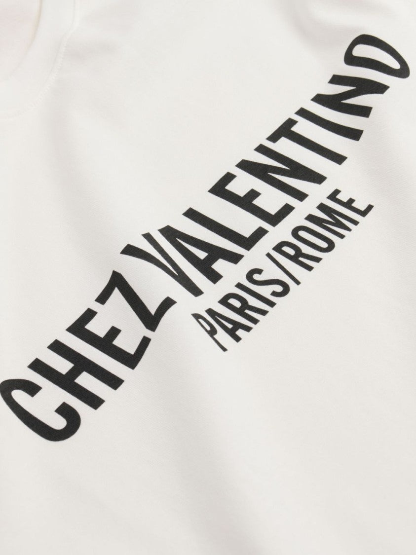 Valentino Classic Crew Neck T-Shirt With Logo Detail