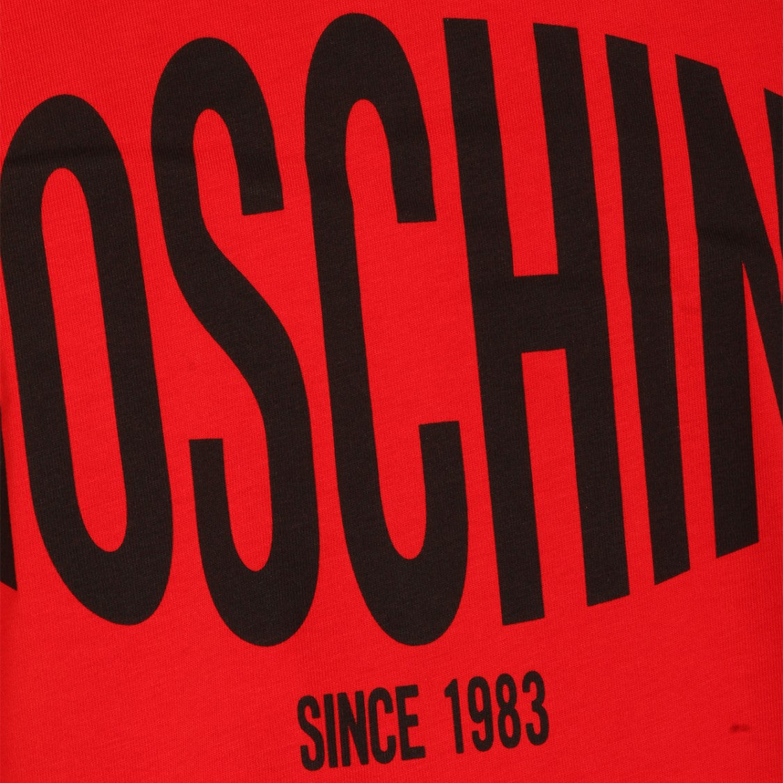 Moschino Classic Red Moschino Short-Sleeved T-Shirt
