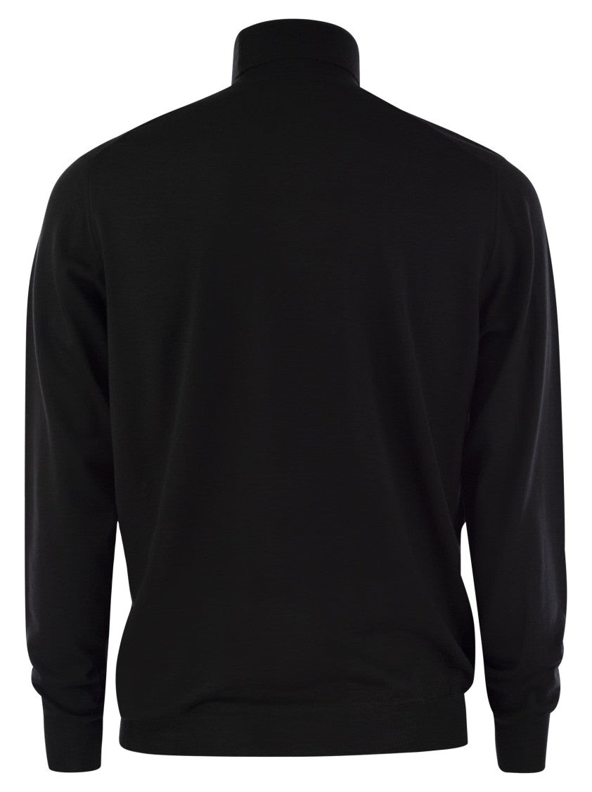 Fedeli Turtleneck Sweater In Virgin Wool