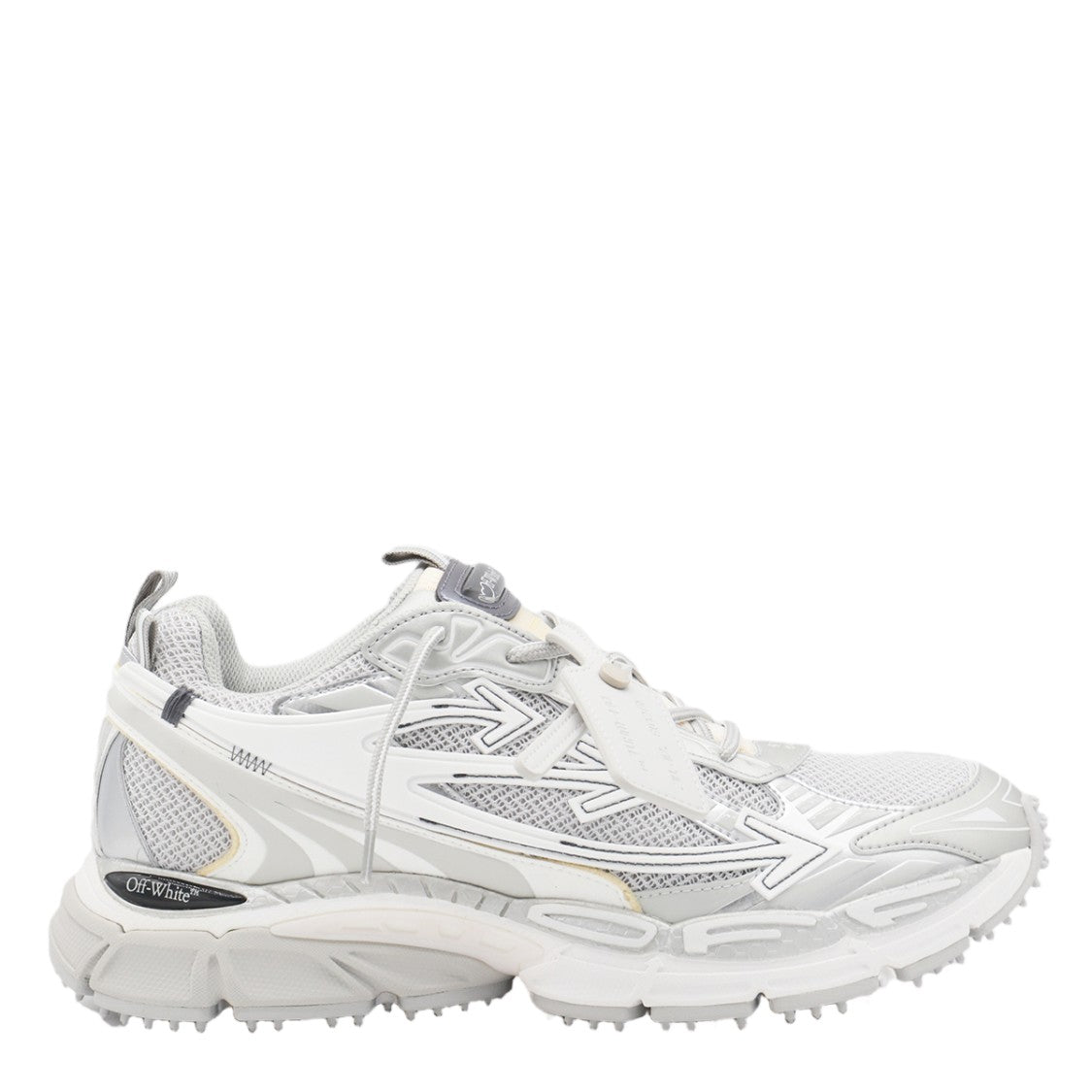 Off-White Layered White Sneakers With Chunky Sole
