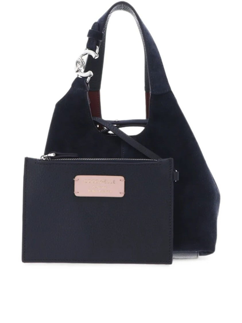 Coccinelle C-Easy Structured Calf Leather Handbag