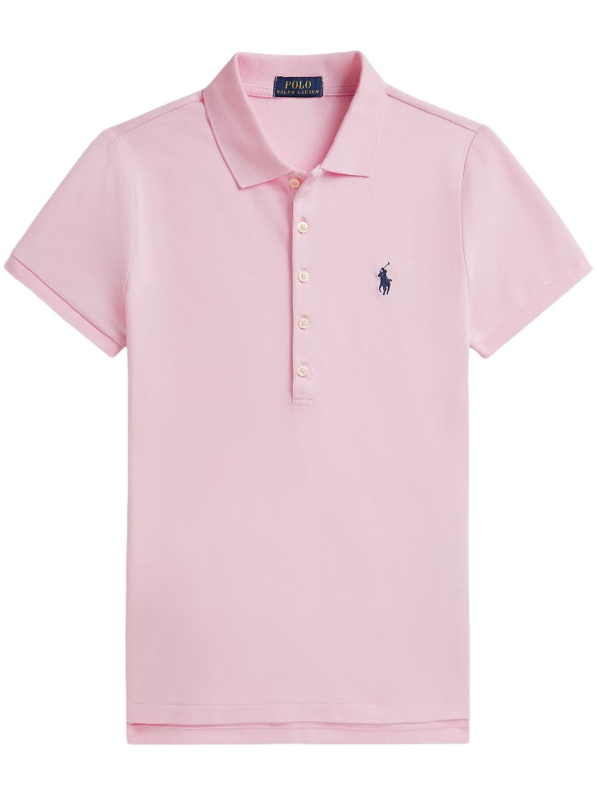 Polo Ralph Lauren Short-Sleeve Polo Shirt In Soft Pink