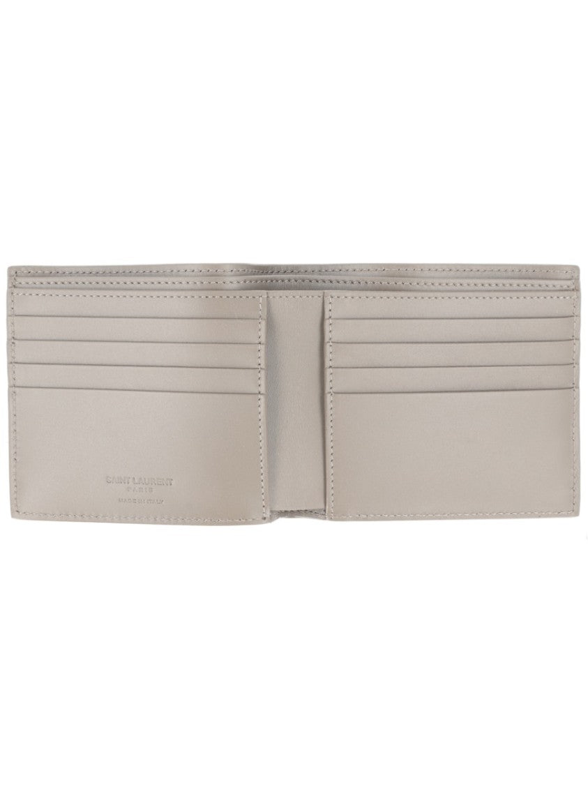 Saint Laurent Smooth Calf Leather Bifold Wallet