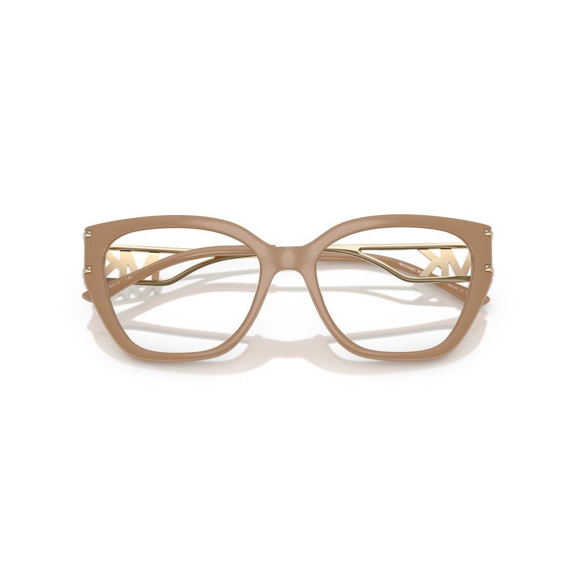 Michael Kors 0Mk4140u Bold Cat-Eye Eyeglasses With Gold-Tone Metal Arms
