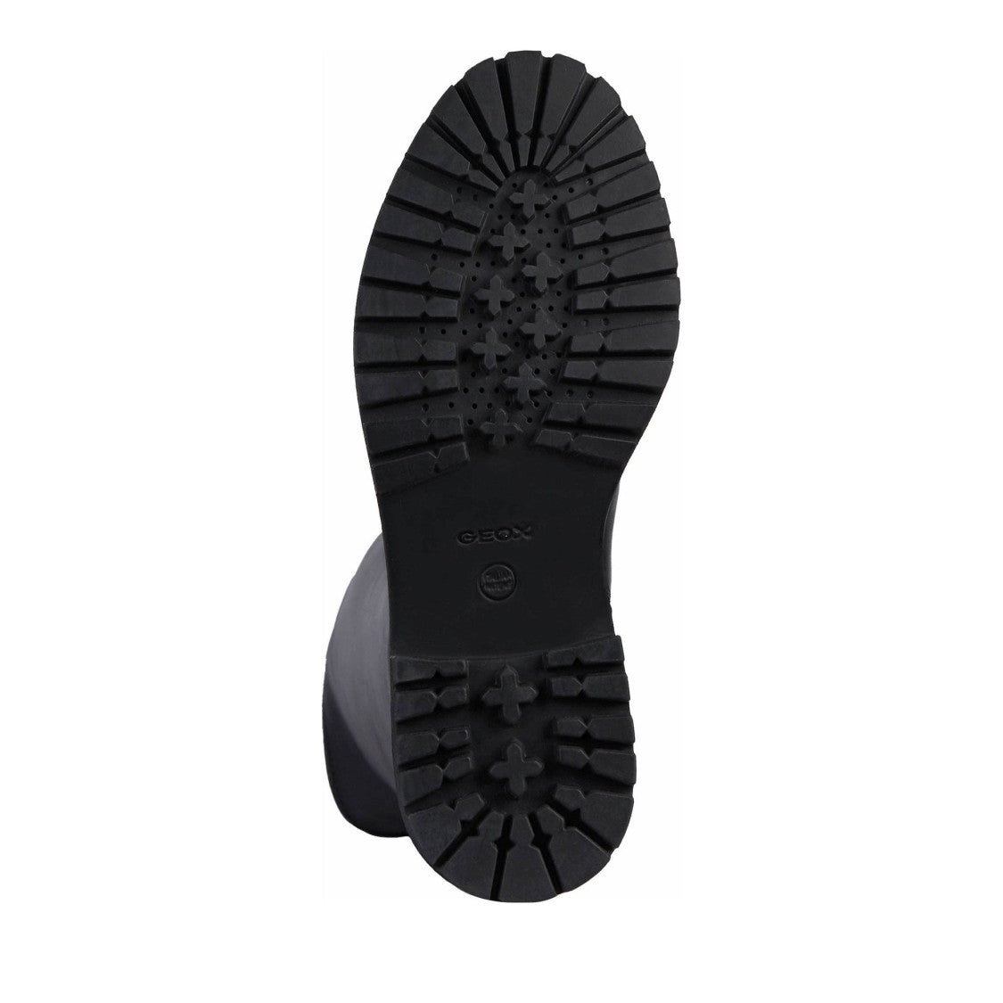 Geox Black Iridea Tall Flat Side Zipper Boots