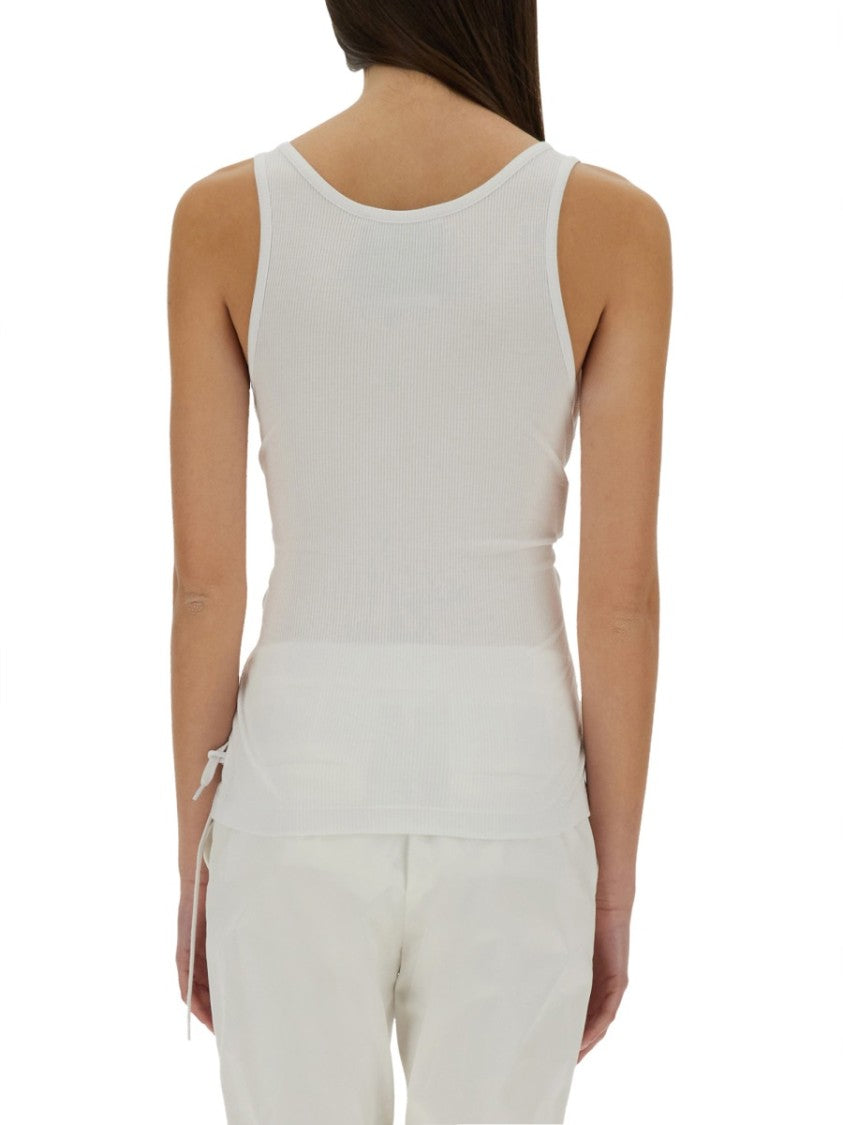 Moschino Slim Fit Ribbed Tank Top
