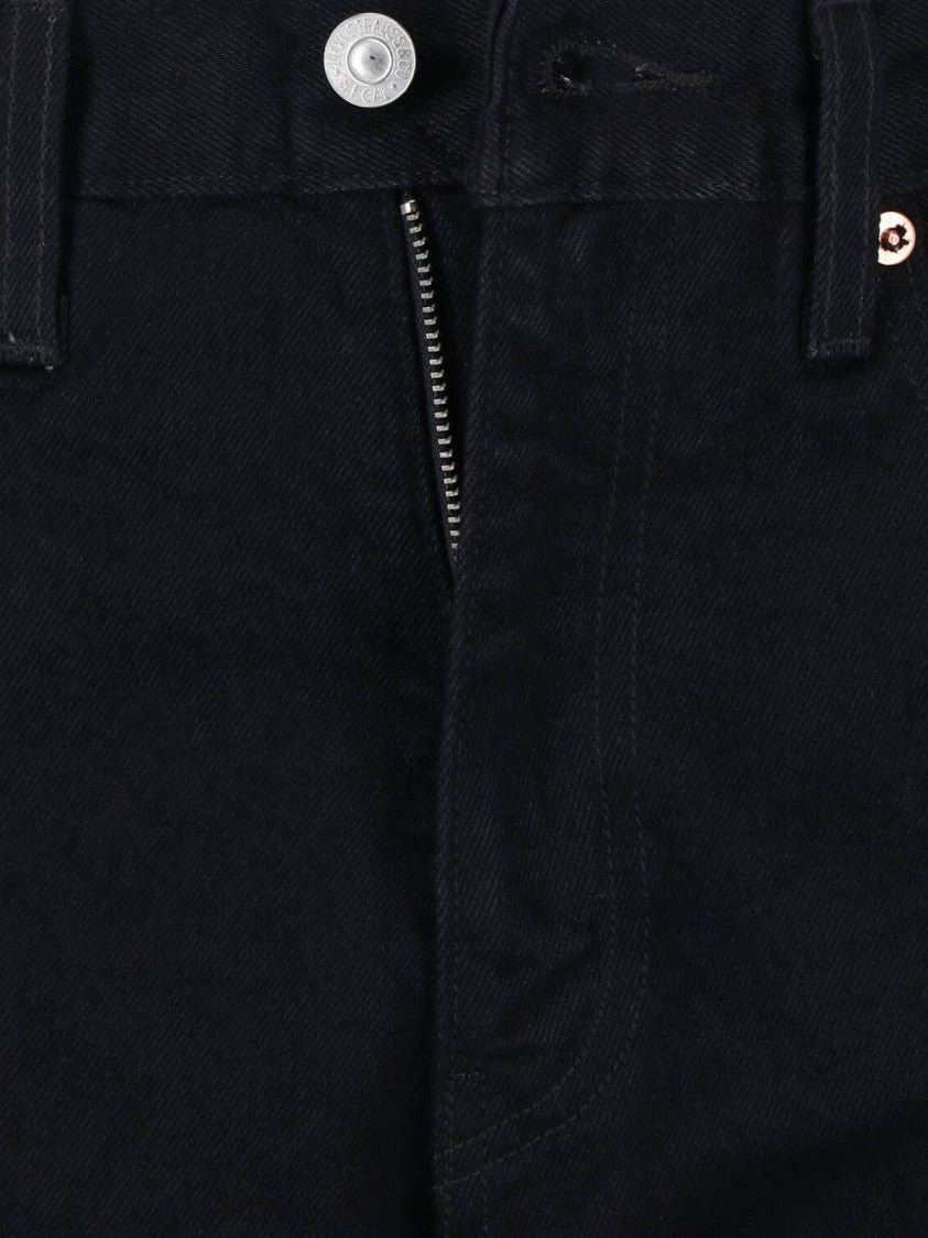 Levi's Strauss Black Anchor Cotton Straight-Leg Jeans