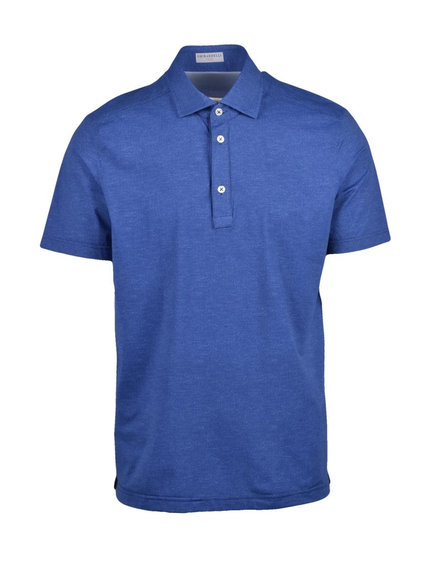 Ghirardelli Next Blue Classic Stretch Polo Shirt