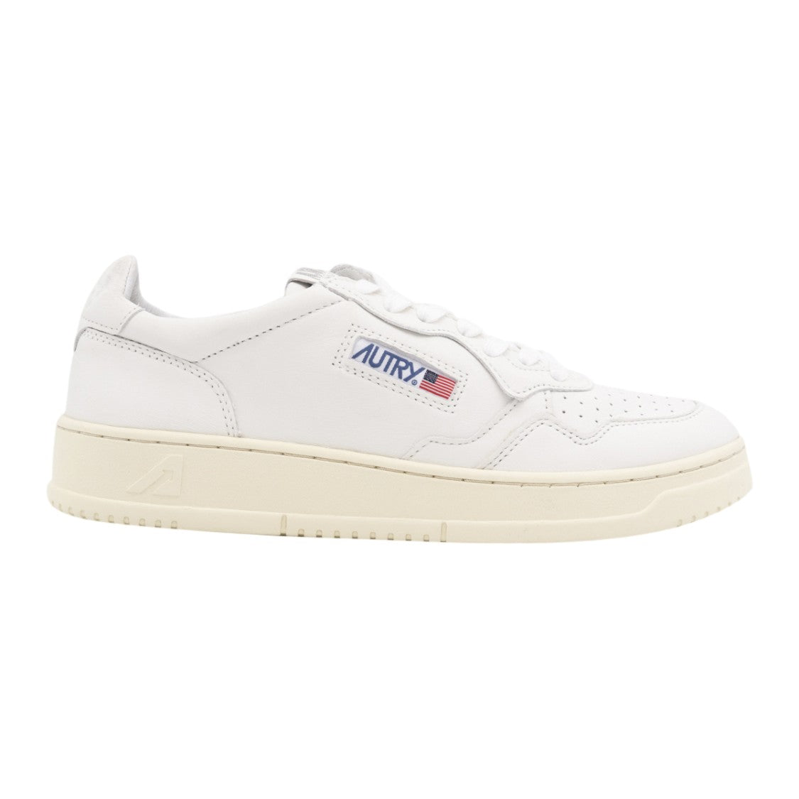 Autry Minimalist White Sneakers With Classic Lace-Up Closure