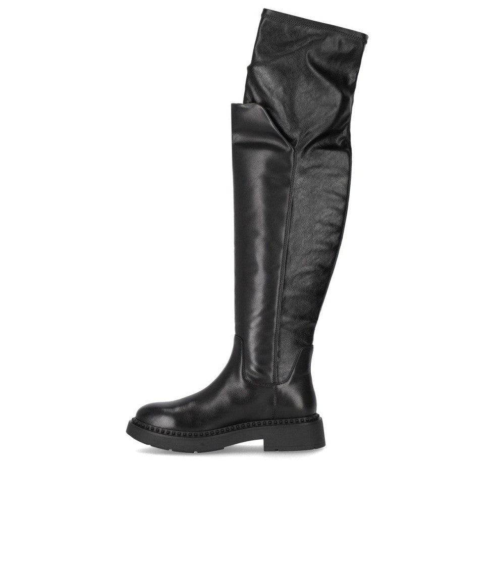 Ash Maxim Black Over-The-Knee Boot
