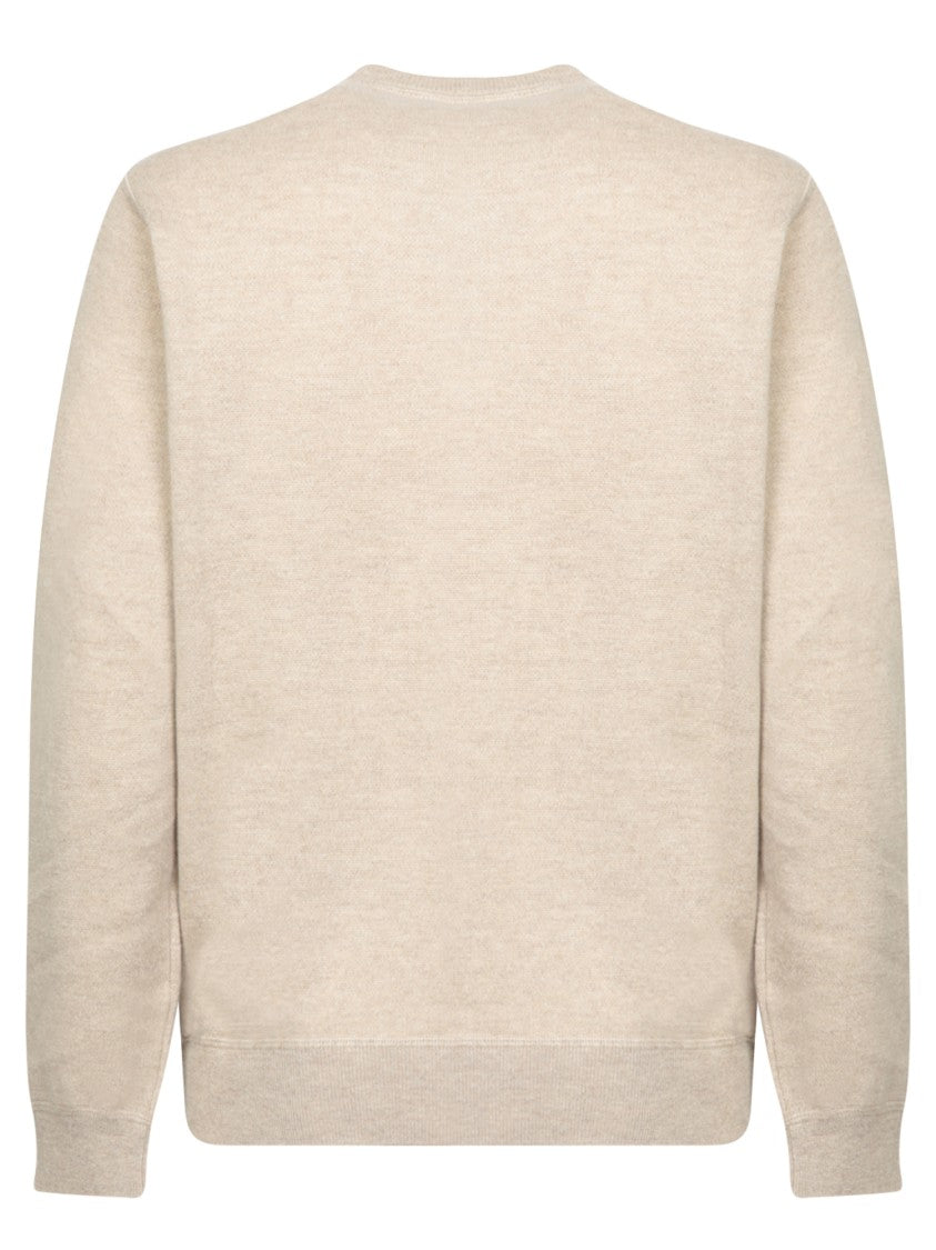 Dell'oglio Beige Knitwear With Classic Crew Neckline