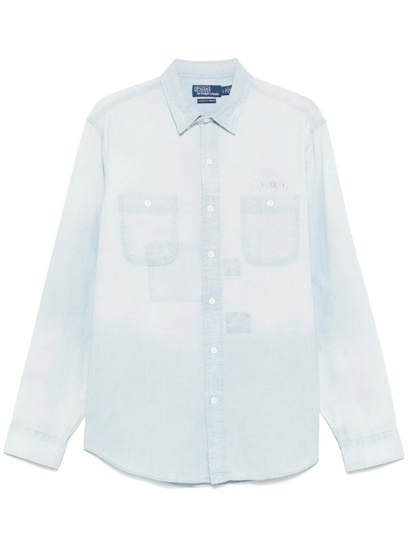Polo Ralph Lauren Long-Sleeved Button-Down Shirt With Logo Detail