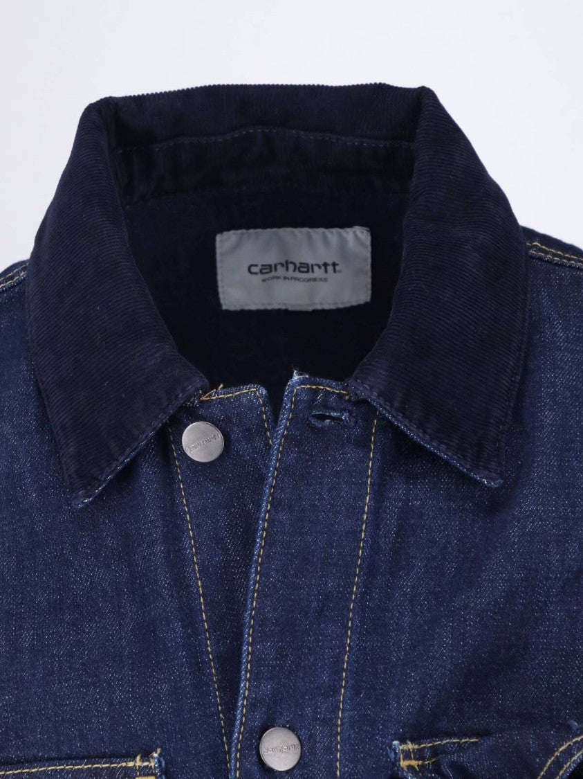 Carhartt Wip Blue Oakland Shirt Cotton Denim Jacket