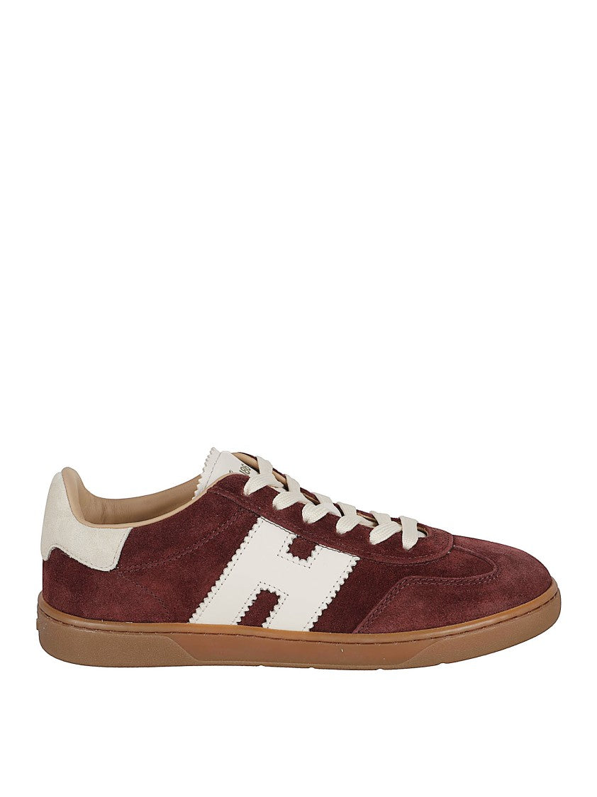 Hogan Burgundy Suede Hogan Cool Sneakers