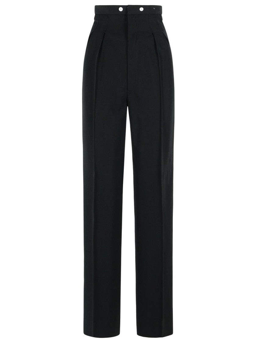 Maison Margiela Black Wool Pants