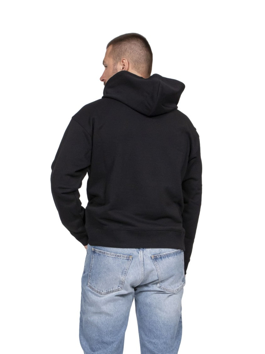 Moschino Organic Cotton Black Hoodie