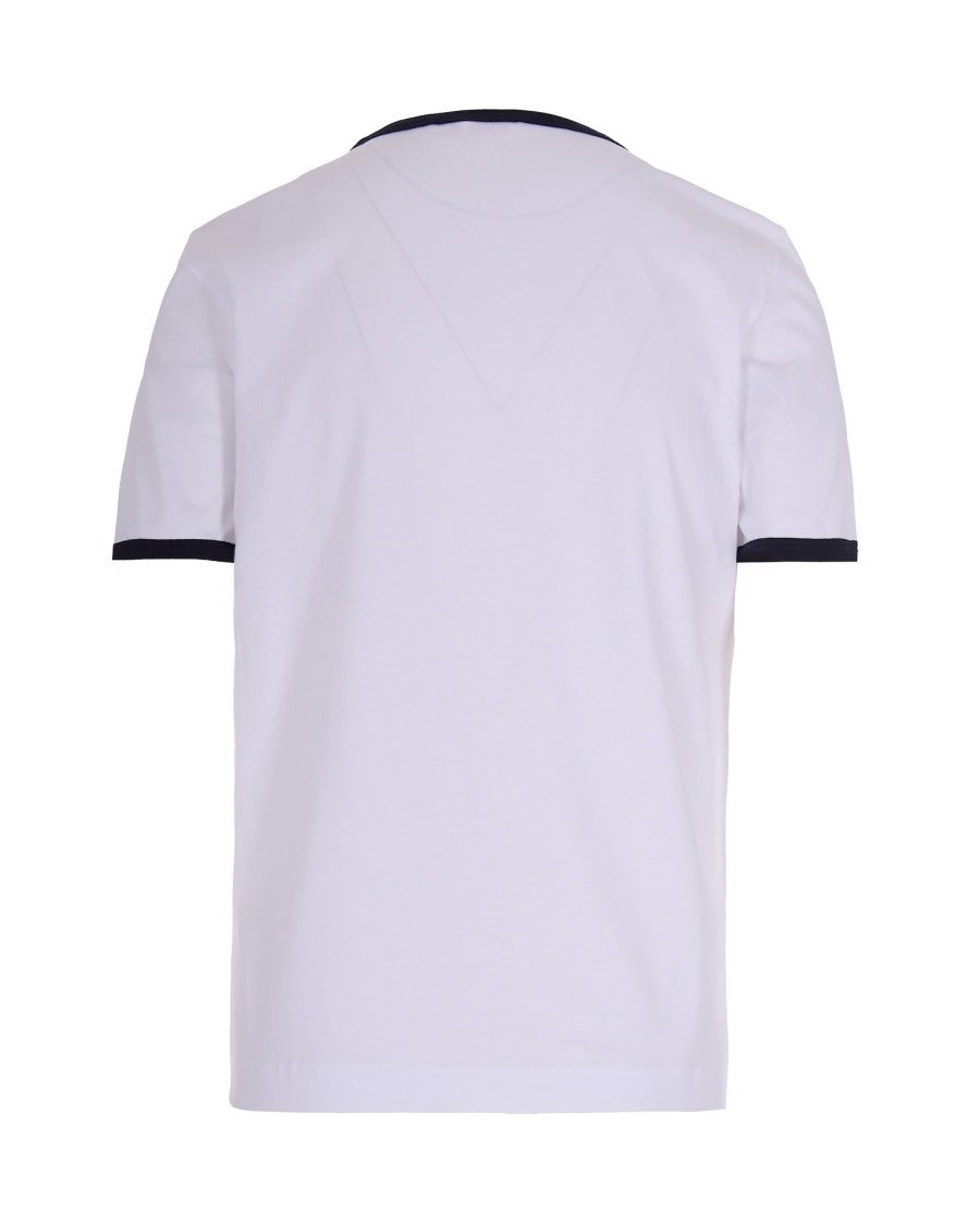 Marni White T-Shirt With Contrasting Edges