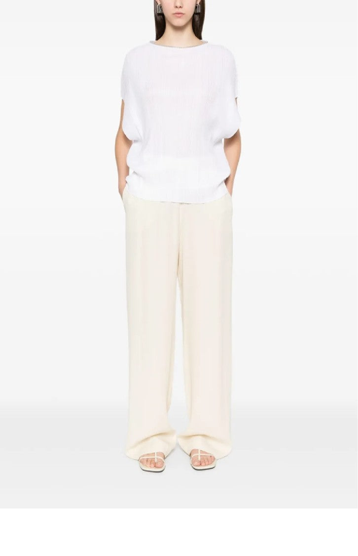 Fabiana Filippi Wide-Leg Pants With Elastic Waistband