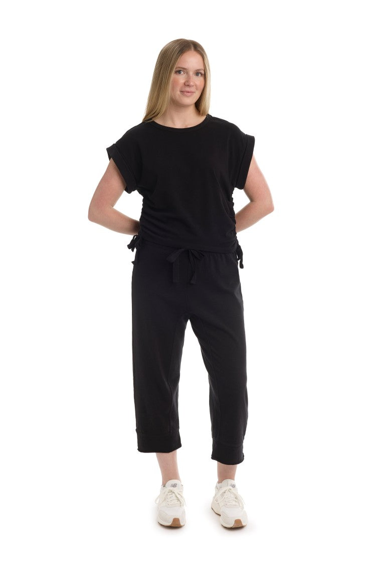 Wilt Crop Raw Jogger Easy Fit Pants