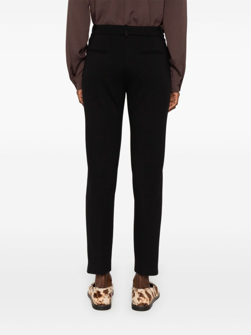Pinko Tailored Black Trousers With Polished Silhouette