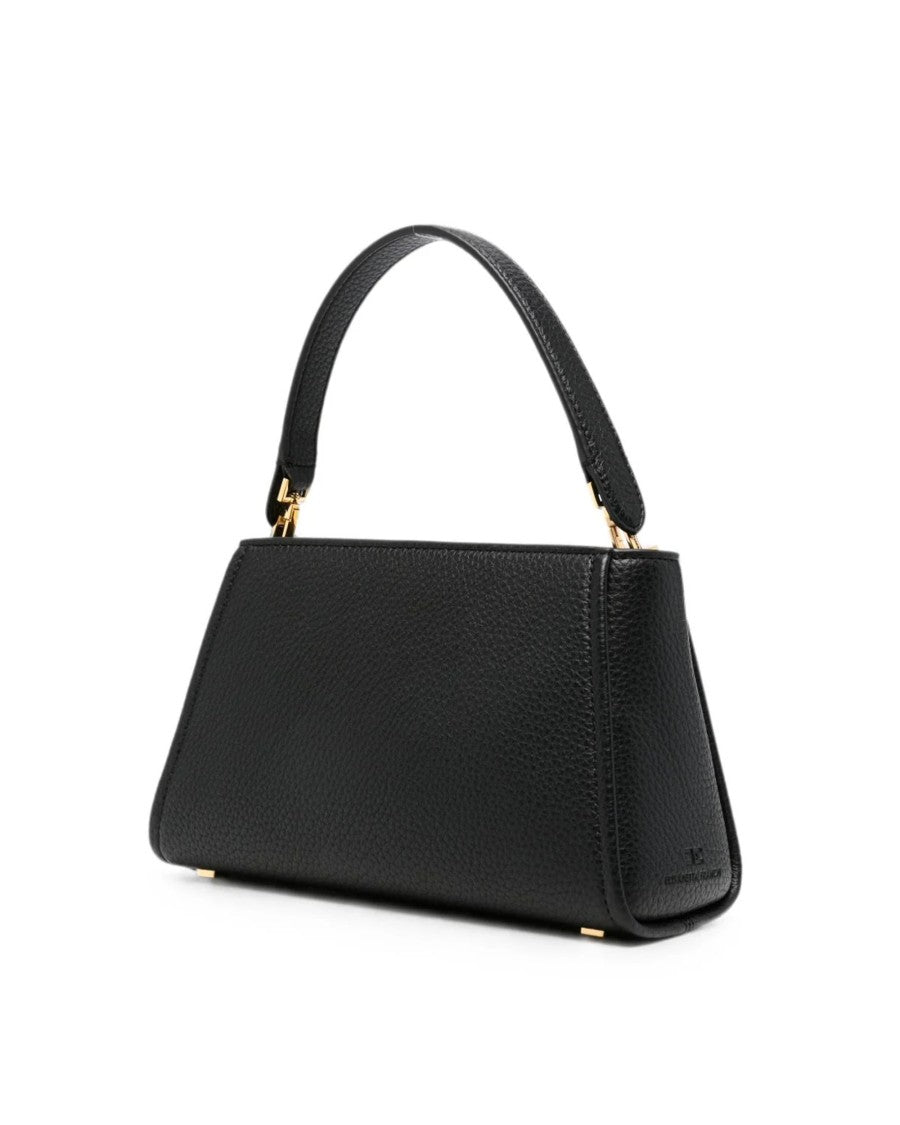 Elisabetta Franchi Structured Handbag With Textured Leather Finish