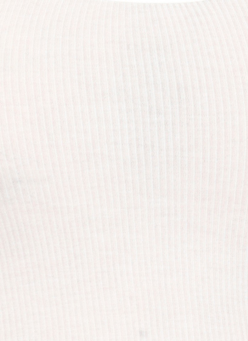 Rick Owens White Tarp Rib Viscose-Blend Tank Top