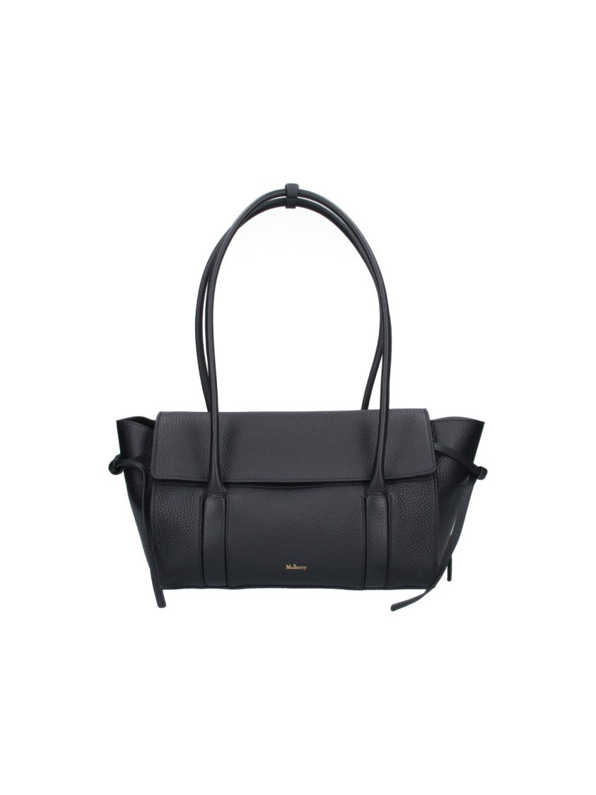 Mulberry Elongated Rectangular Black Mulberry Handbag