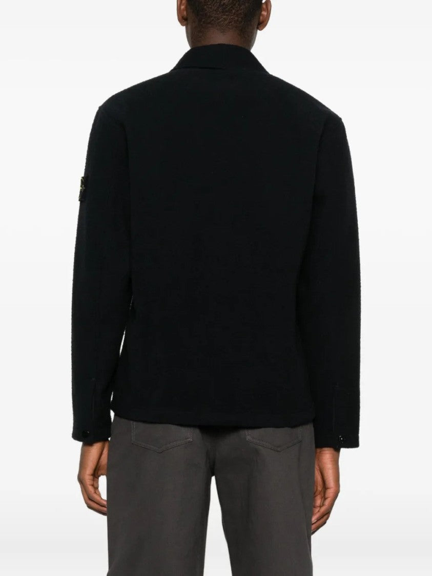 Stone Island Virgin Wool Blend Shirt