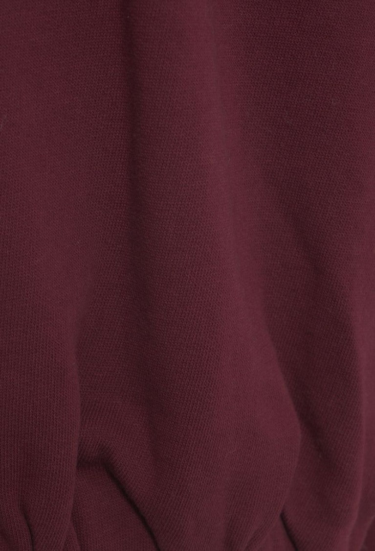 8Pm Oversized Sweatshirt With Balloon Sleeves And Ribbed Hem