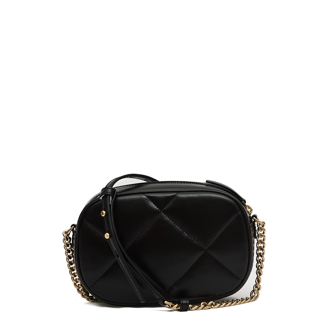 Tory Burch Quilted Black Leather Camera Bag