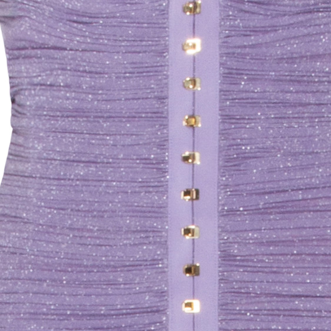Elisabetta Franchi Soft Lilac Dress With Flattering Draped Silhouette