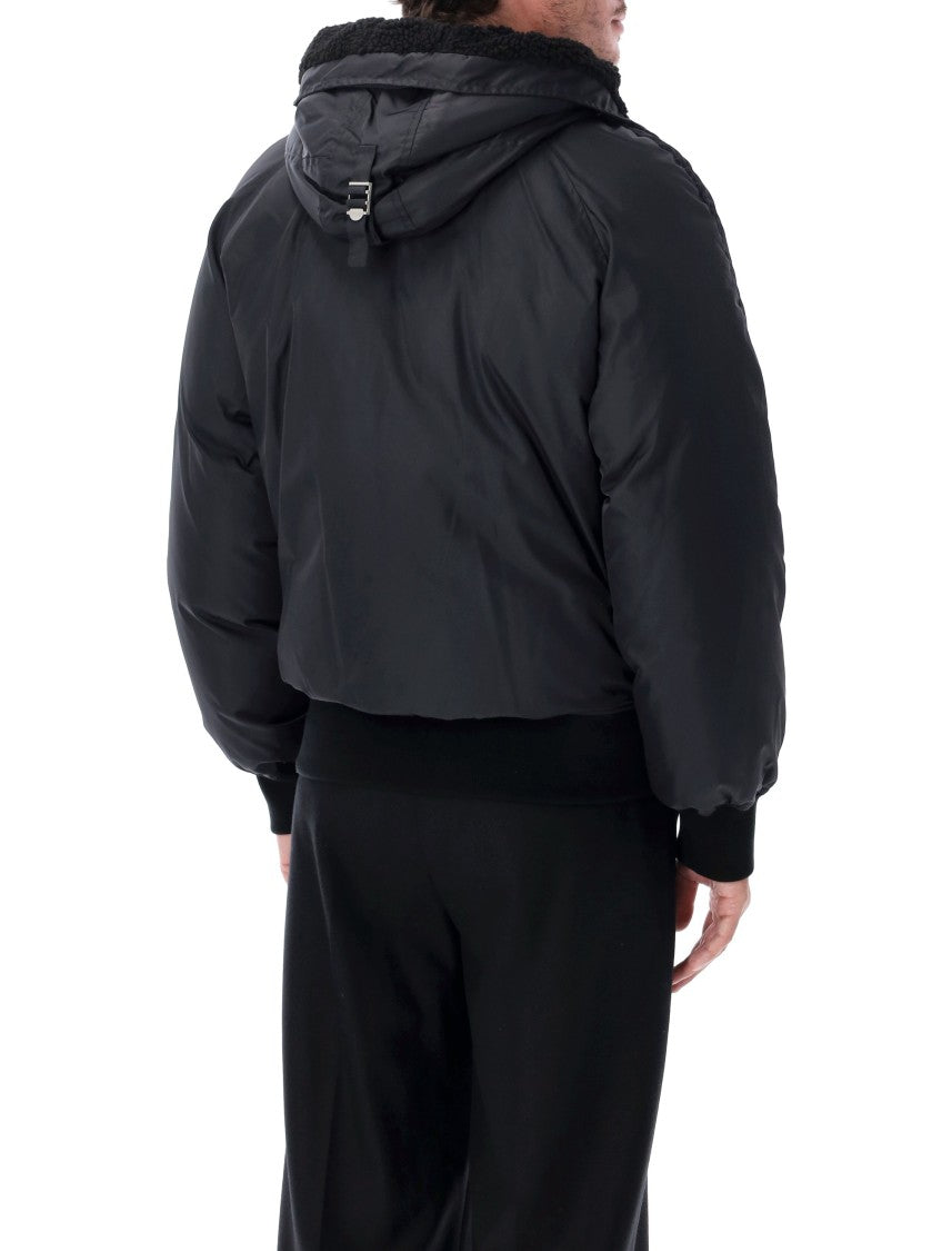 Mm6 By Maison Margiela Padded Hooded Multi-Pocket Bomber Jacket
