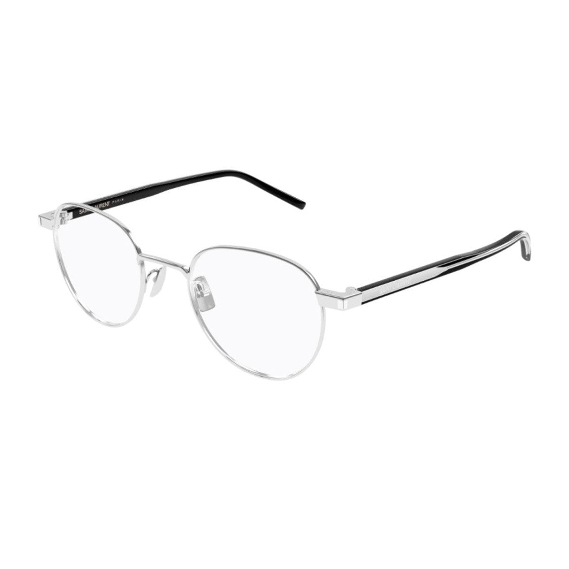 Saint Laurent Silver Sl 781 Double-Bridge Phantos Eyeglasses