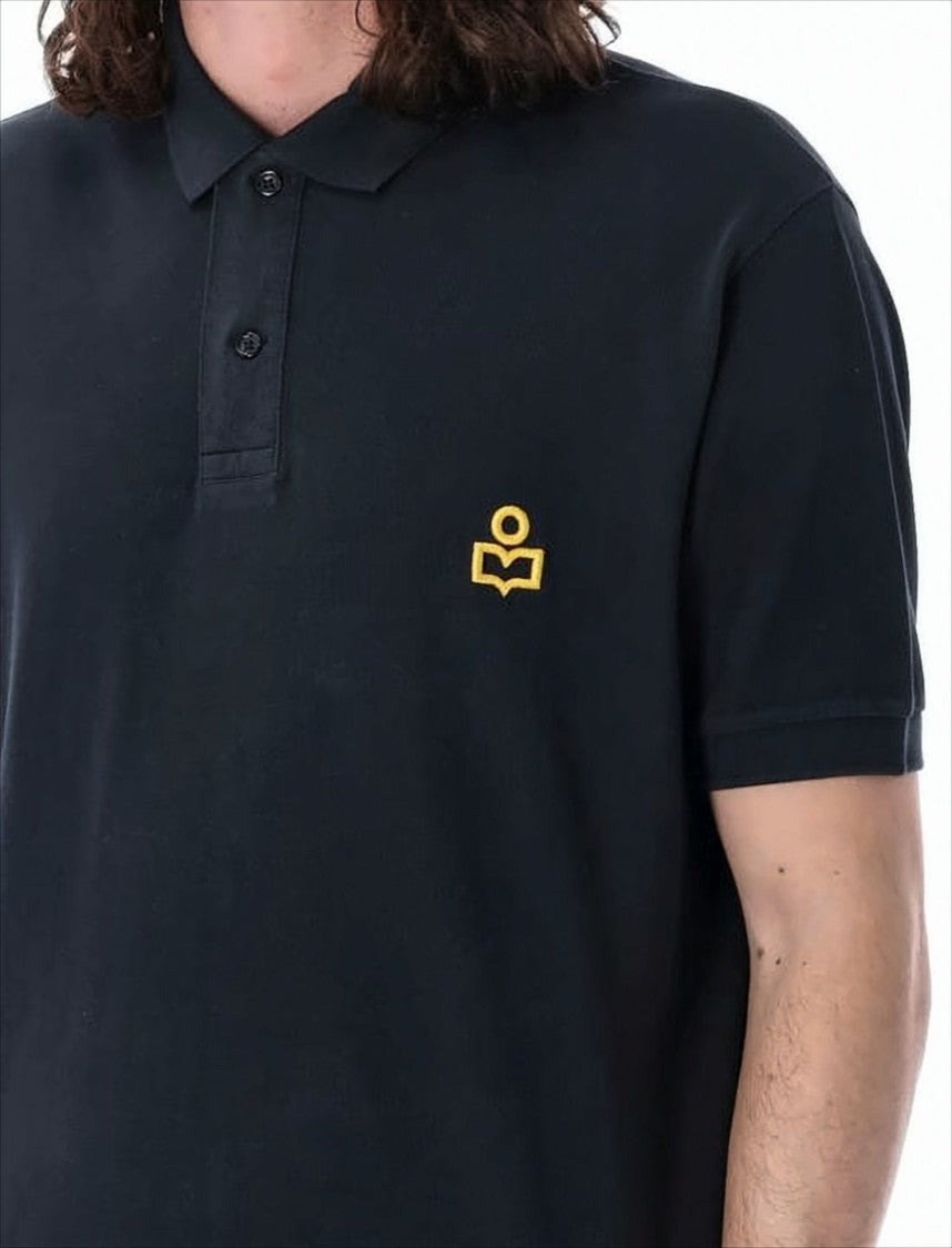 Isabel Marant Short-Sleeve Polo Shirt With Traditional Collar
