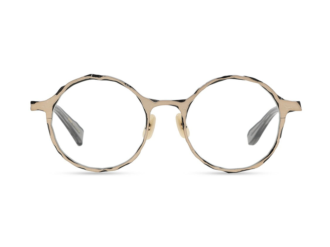 Masahiro Maruyama Mm-0103 Textured Round Metal Sunglasses