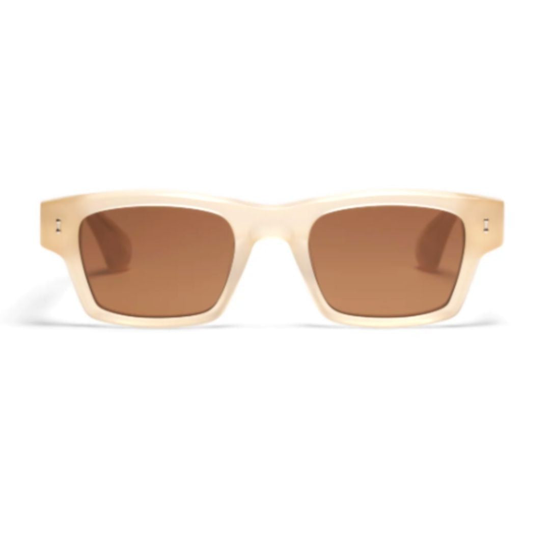 Peter And May S119 Amy Sun Rectangular Frame Sunglasses With Glossy Finish