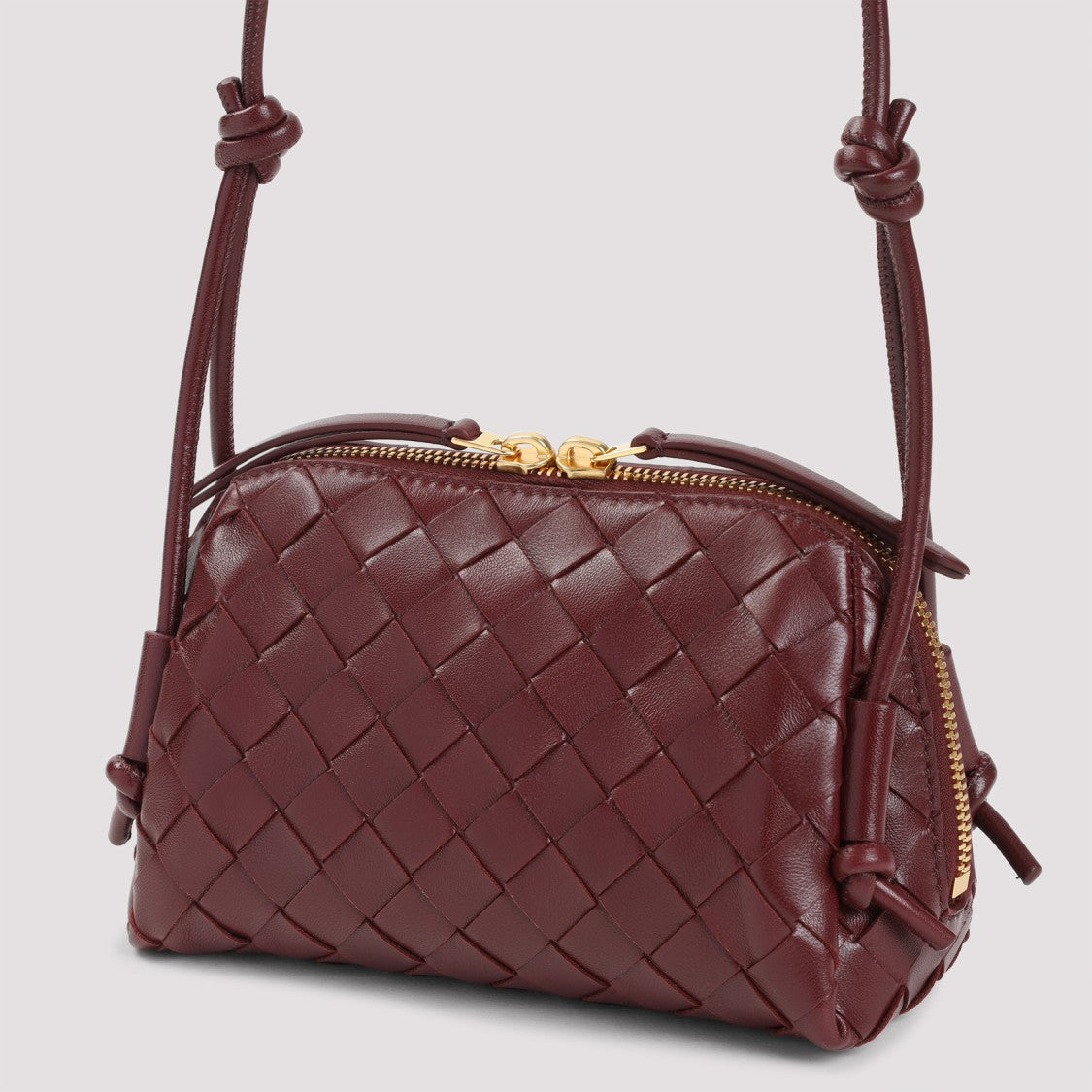 Bottega Veneta Brown Leather Concert Bag