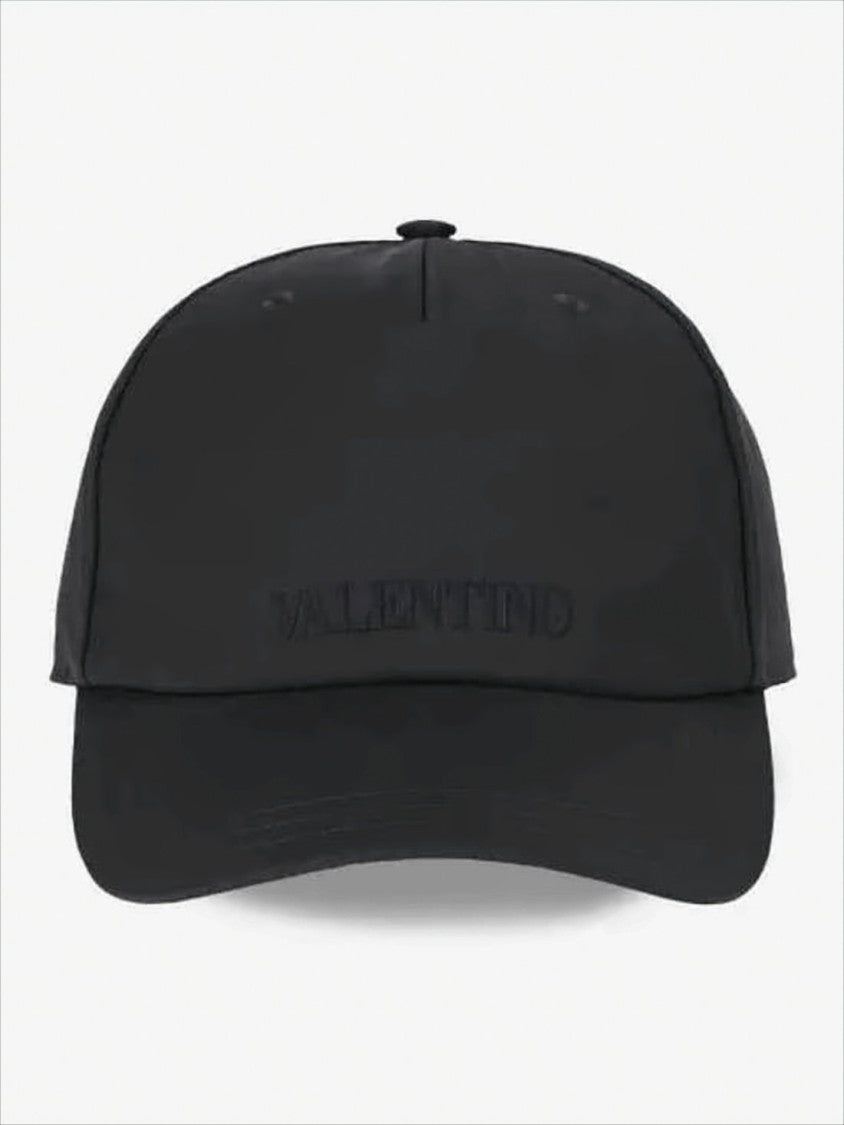 Valentino Curved Brim Cap With Embossed Detailing By Valentino