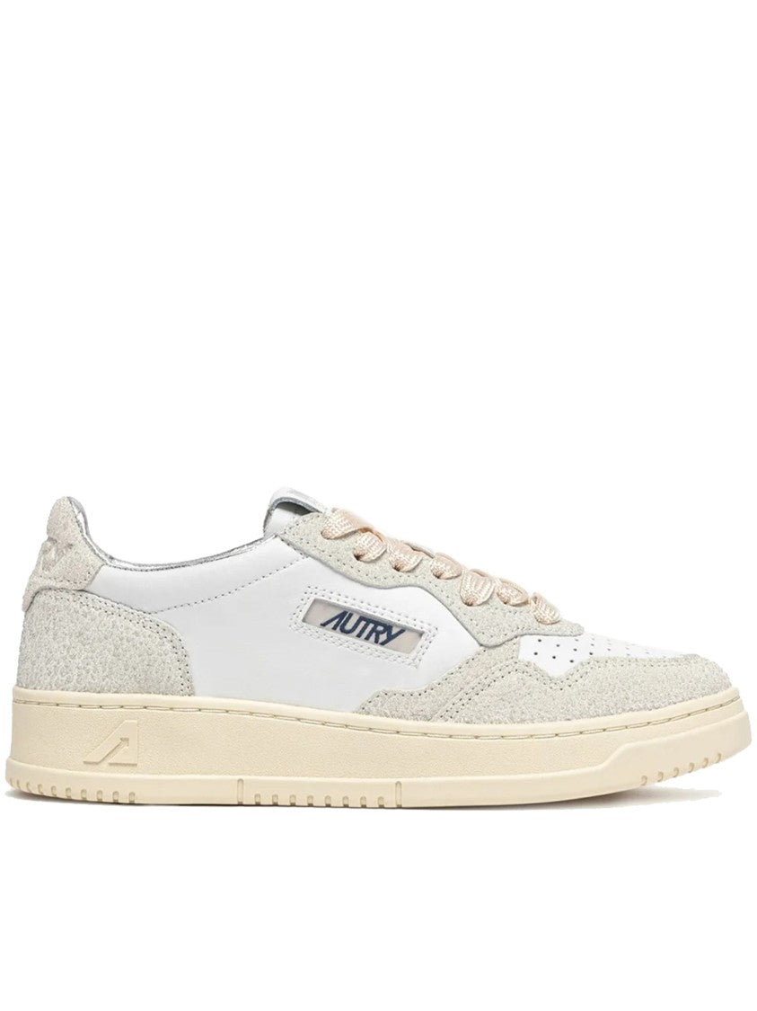 Autry Low-Top Sneakers With Perforated Detailing And Vintage Aesthetic