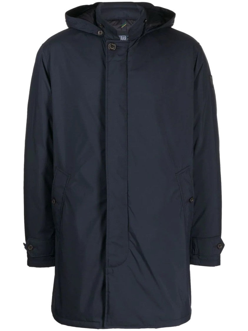 Polo Ralph Lauren Classic Hooded Puffer Coat With Side Pockets
