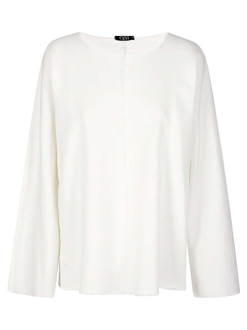 Cini Long-Sleeved Crewneck Sweatshirt