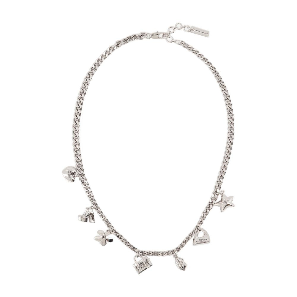 Marc Jacobs Mini Icon Charm Necklace - Metal - Silver